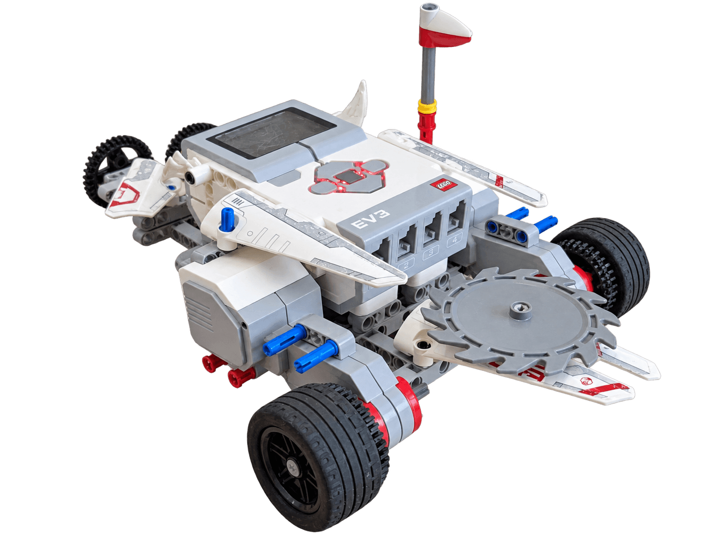 Pojazd robotyczny zbudowany z klocków LEGO