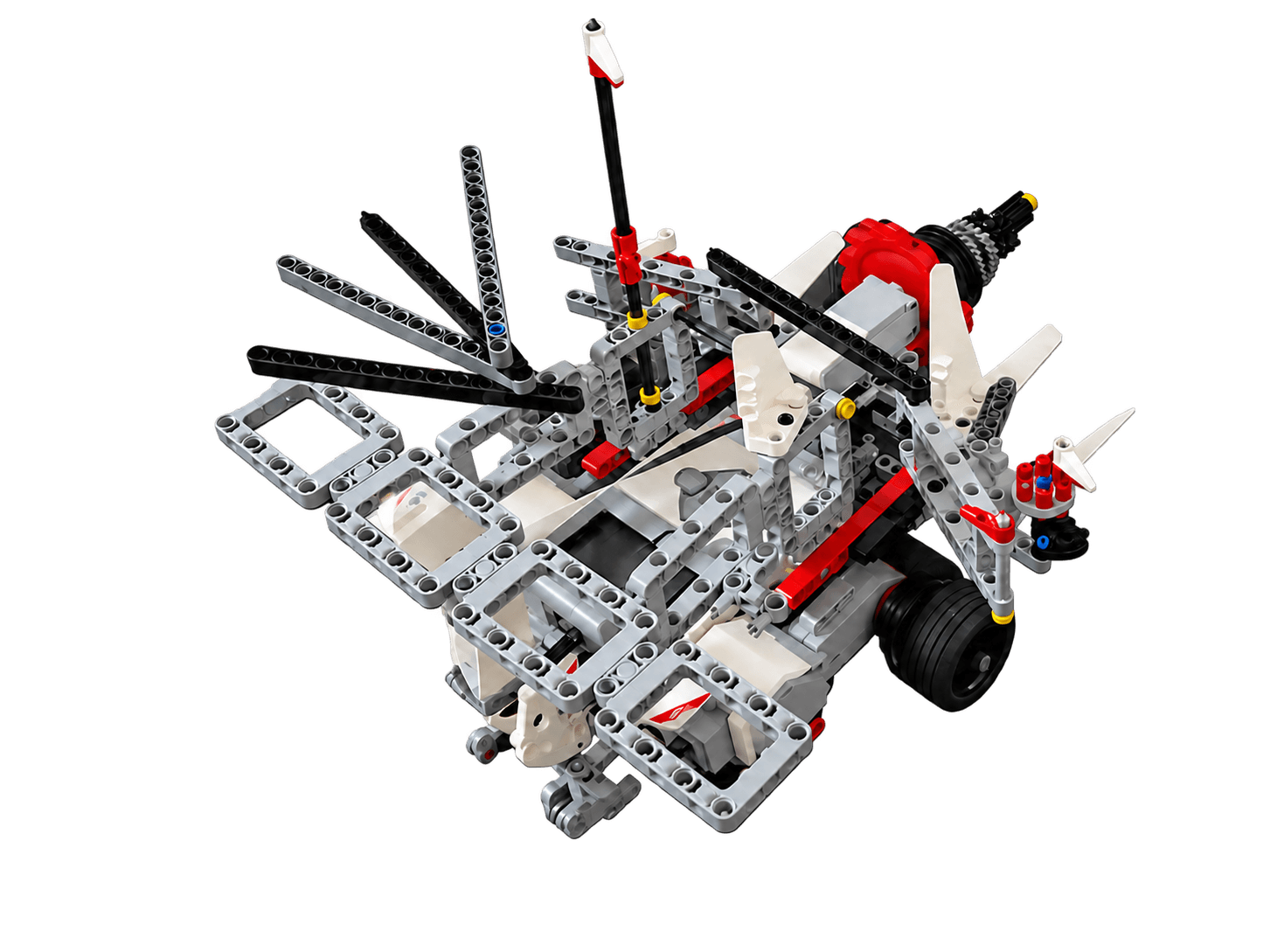 Robot sumo zbudowany z klocków LEGO